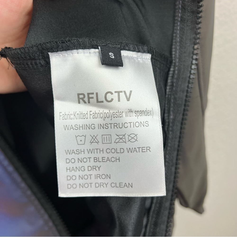 NWT RFLCTV Studios Capsule V1 Reflective Jacket in Rainbow Sz S - Picture 6 of 8